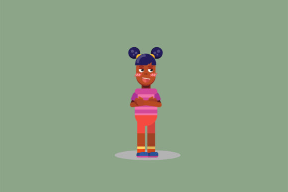 A Character of a Little Girl