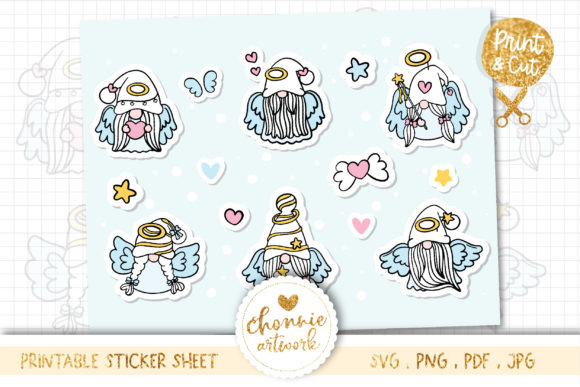 Angel Gnomes Sticker SVG Review