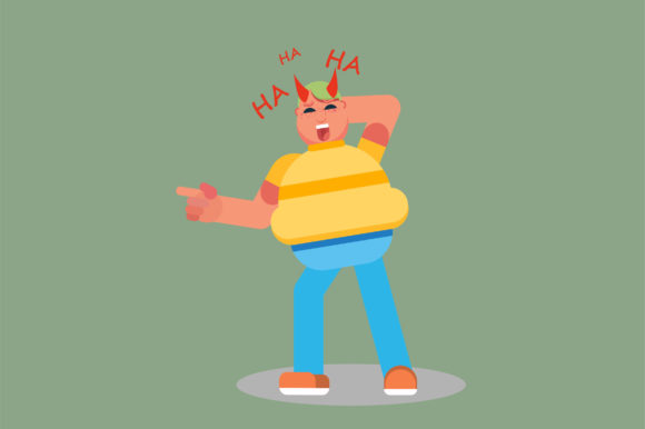 Character - a Boy Laughing