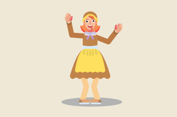 Characters - Girl with Funny Face