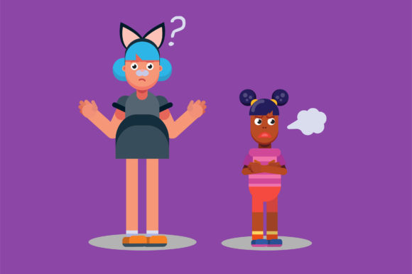 Characters of an Angry Little Girl
