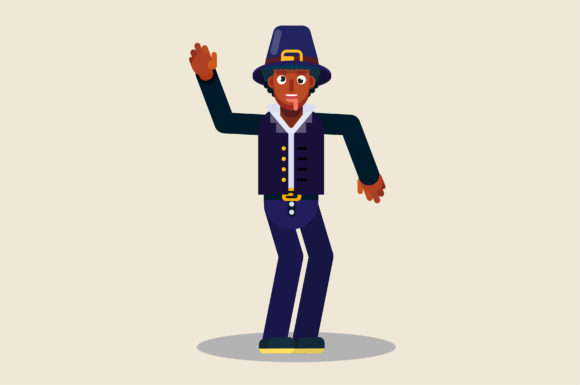 Characters of Man Funny Dancing