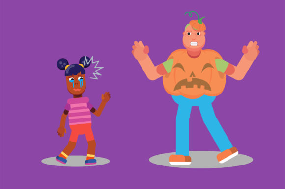 Characters of Sad Kids - Halloween