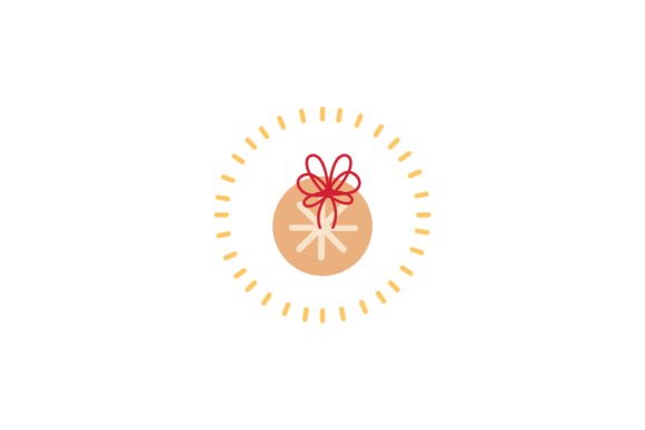 Christmas Decoration Ball Sticker Svg