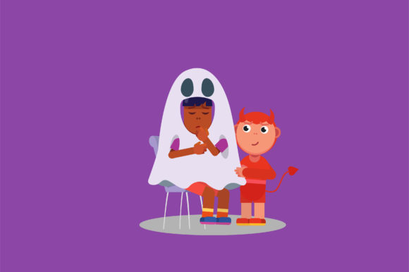 Sad Ghost and Good Little Devil