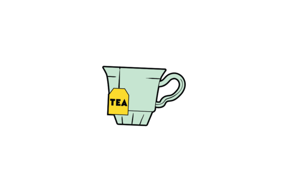 Tea Glass Icon Sticker Svg