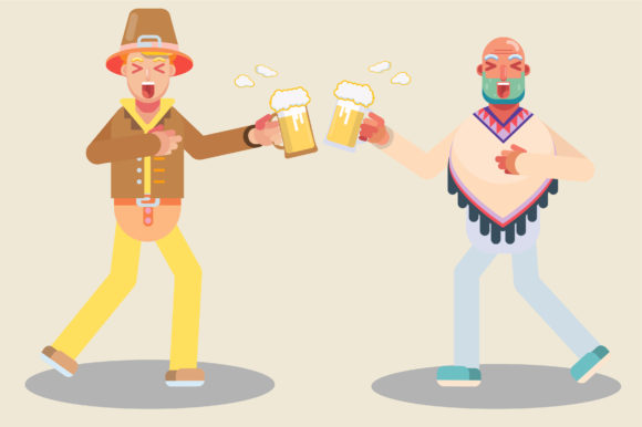Thanksgiving Character-a Toast Together 4