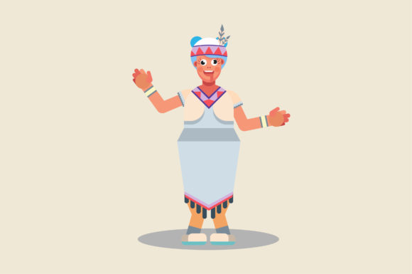 Thanksgiving - Funny Tribal Girl