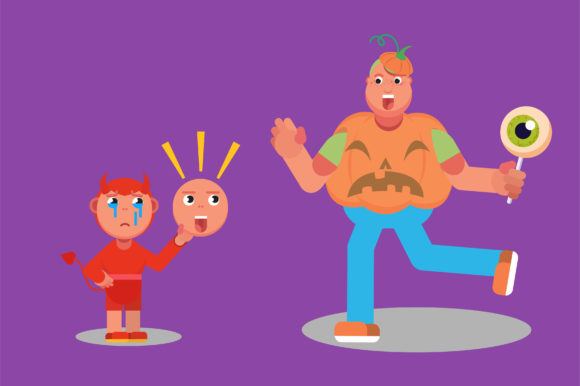 Vintage Halloween Character Design